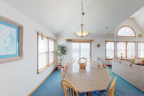 Dining - Waterfront Home w/ Private Hot Tub, Fireplace, AC, Washer/Dryer & Shared Pool (Avon)