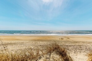 On the beach