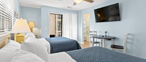 2 chambres, fer et planche à repasser, lit parapluie, accès Internet