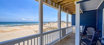 Oceanfront home with private hot tub & pool, ocean view, central AC, & W/D