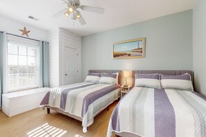 2 bedrooms, iron/ironing board, free WiFi, bed sheets