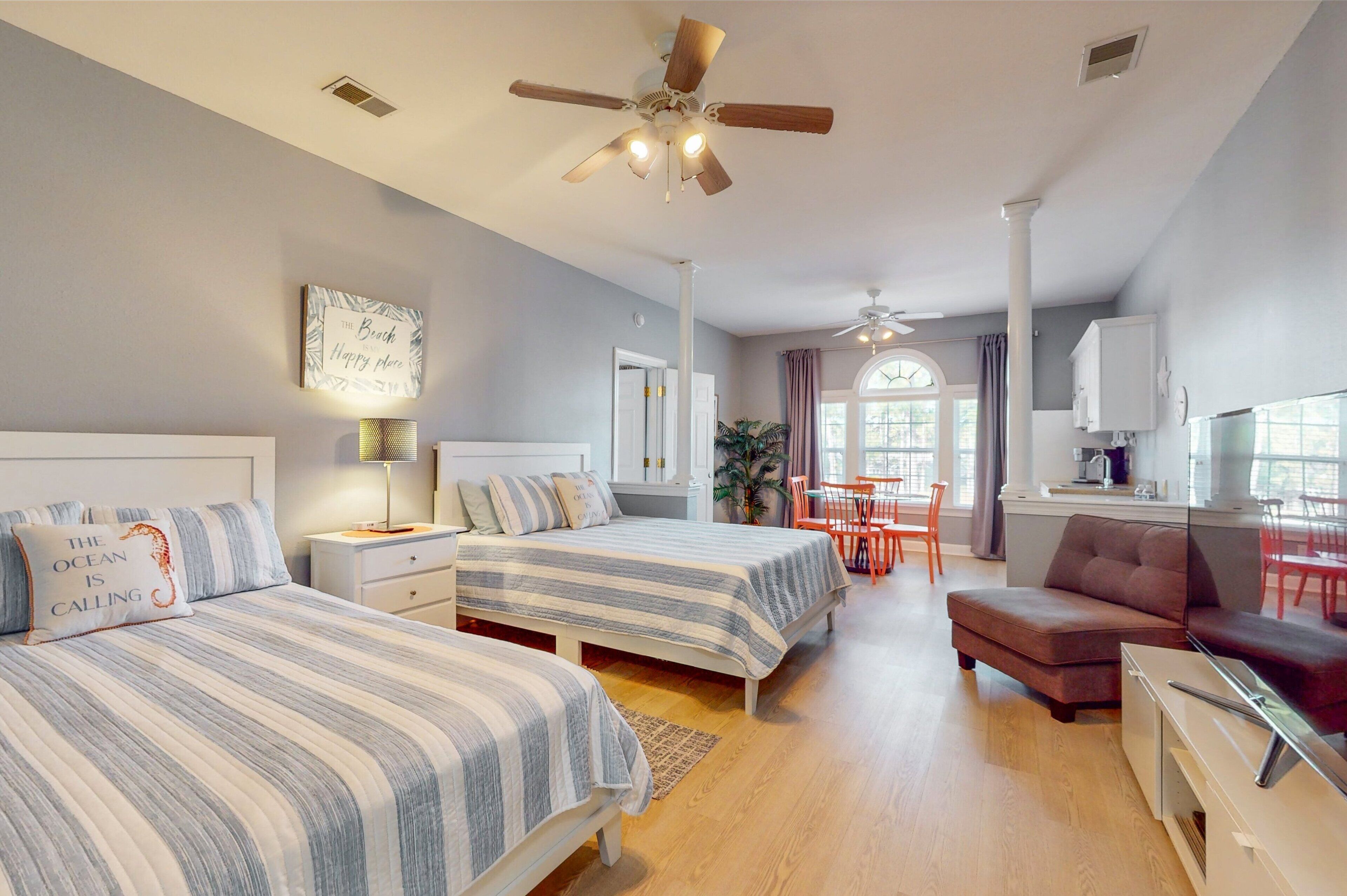 2 bedrooms, iron/ironing board, free WiFi, bed sheets