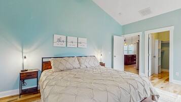 3 habitaciones, cuna de viaje, wifi gratis y ropa de cama