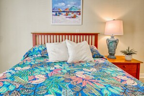 4 slaapkamers, een strijkplank/strijkijzer, gratis wifi, beddengoed