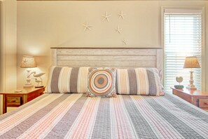 4 bedrooms, iron/ironing board, travel crib, free WiFi