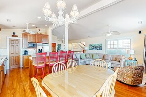 Interior - Oceanfront home with private heated pool, hot tub & electric vehicle charger (Avon)
