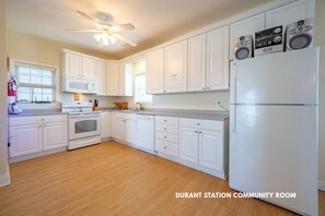 Fridge, microwave, oven, stovetop - Oceanfront condo with wraparound balcony, fast WiFi, and on-site pool/hot tub (Hatteras)