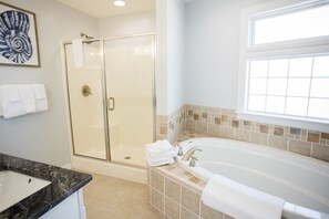 Shower, towels