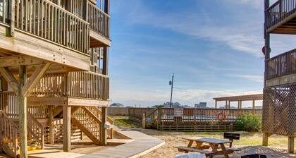 Ocean view condo with pool access, furnished balcony, & central AC