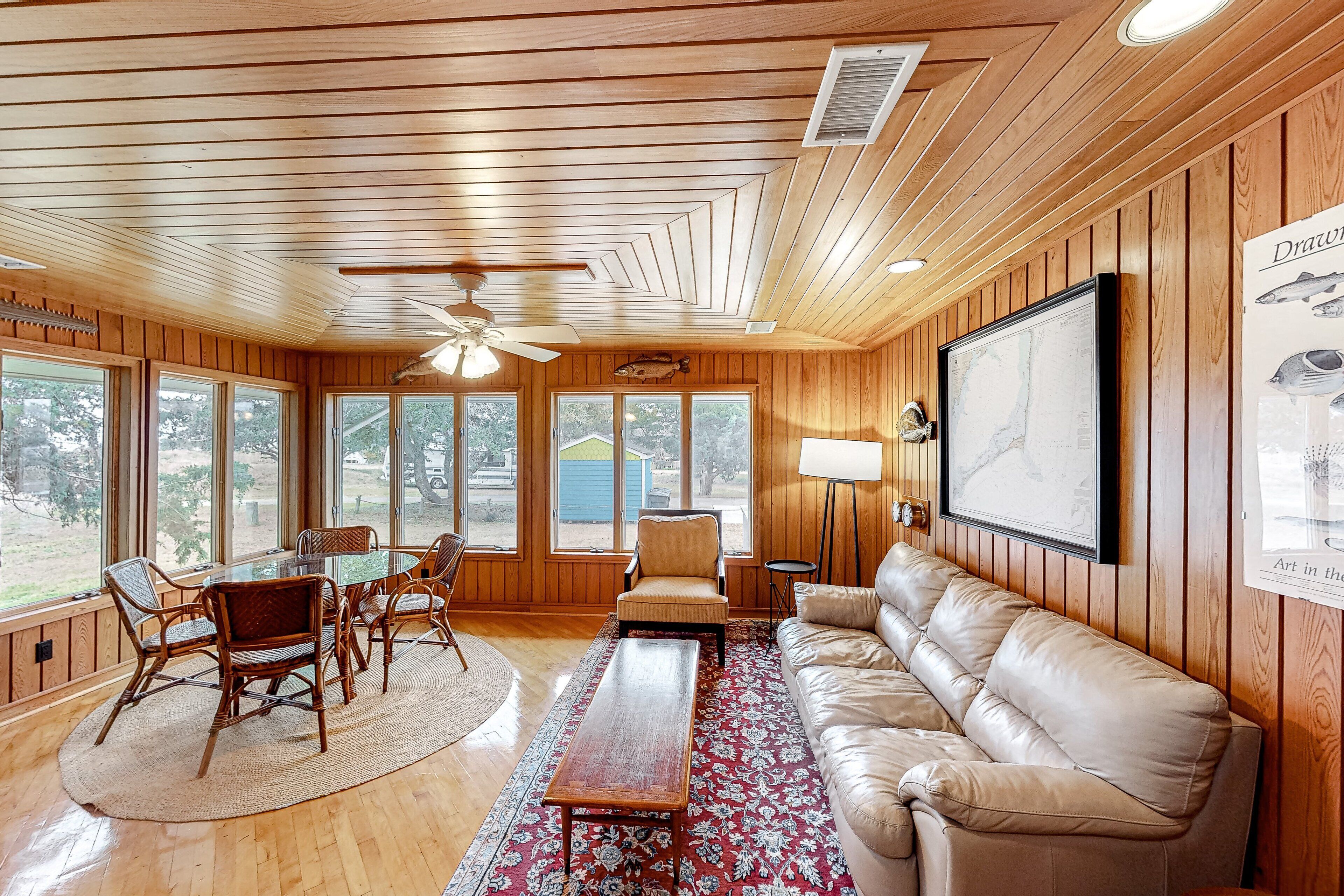 TV, DVD player, table football, stereo