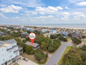 Exterior - ocean-side vacation gem steps to beach w/central AC, WiFi, balcony, washer/dryer (Salvo)