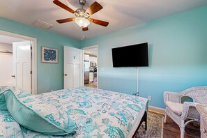 3 habitaciones, escritorio, wifi gratis y ropa de cama 