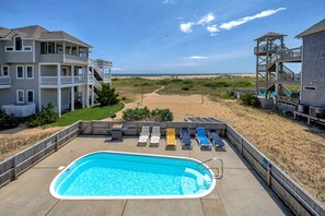 Pool - Oceanfront home with private theater, hot tub, pool & pool table (Waves)