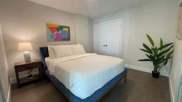 1 bedroom, iron/ironing board, travel crib, WiFi