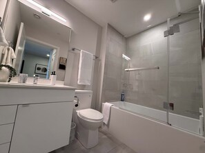 Shower, hair dryer