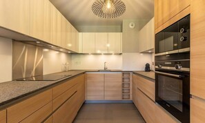 Four, lave-vaisselle, batterie de cuisine, vaisselle et ustensiles