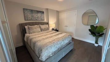 1 bedroom, iron/ironing board, travel crib, WiFi