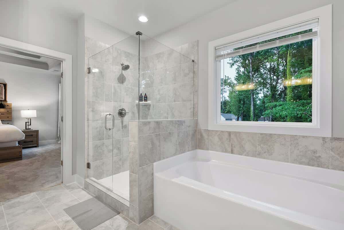 Shower, hair dryer