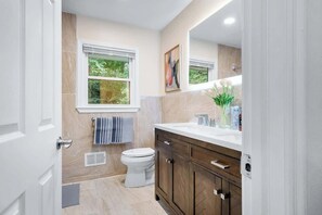 Chuveiro, secador de cabelo