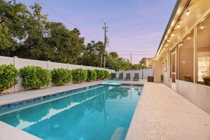 Una piscina climatizada