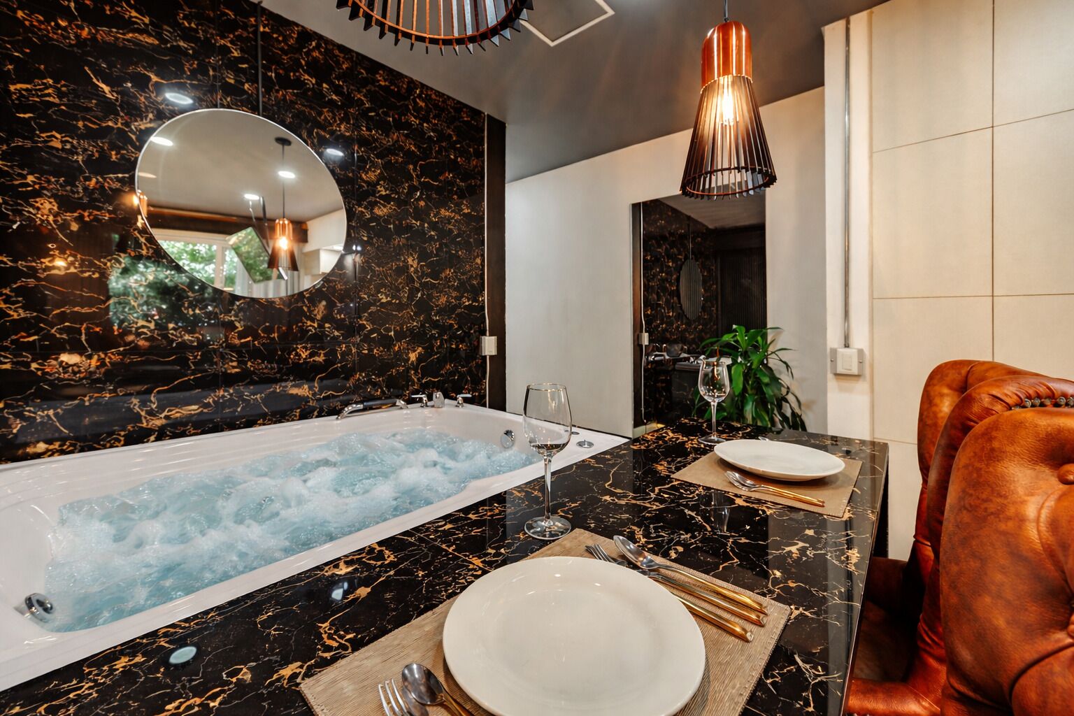 Bain à remous privé