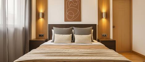 2 chambres, fer et planche à repasser, accès Internet, draps fournis