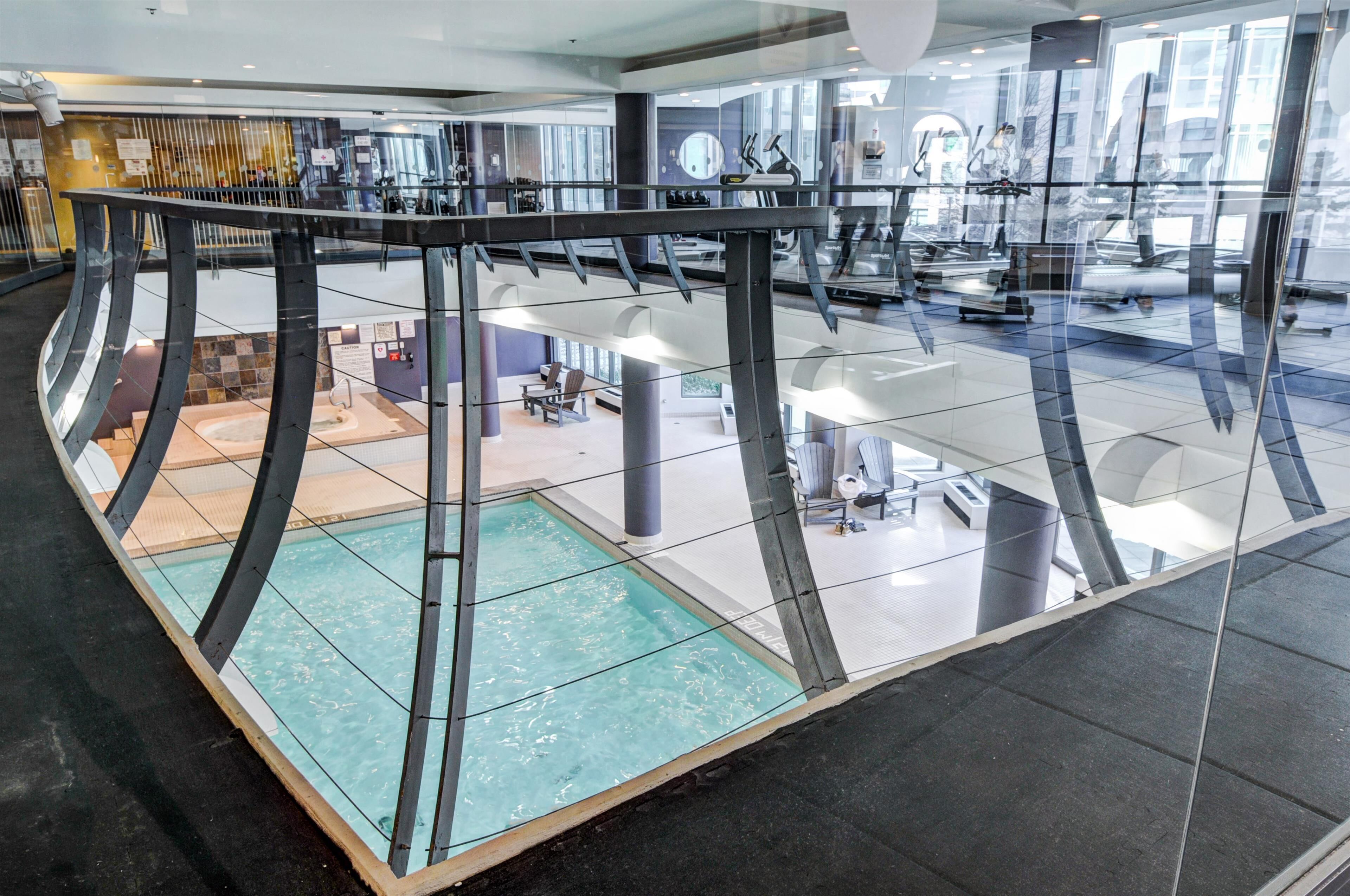 Indoor pool, a heated pool