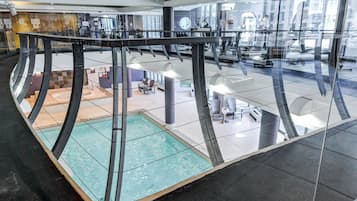 Indoor pool, a heated pool