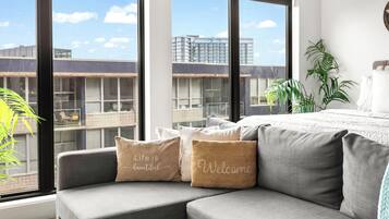 Lejlighed - byudsigt | Opholdsområde