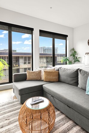 Apartment, City View | Ruang tamu