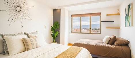 2 chambres, fer et planche Ă repasser, accĂšs Ă Internet, literie fournie