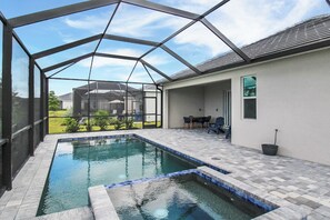 Indoor pool, a heated pool