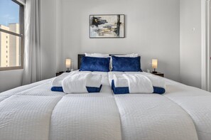 2 slaapkamers, een strijkplank/strijkijzer, reisbedje, gratis wifi