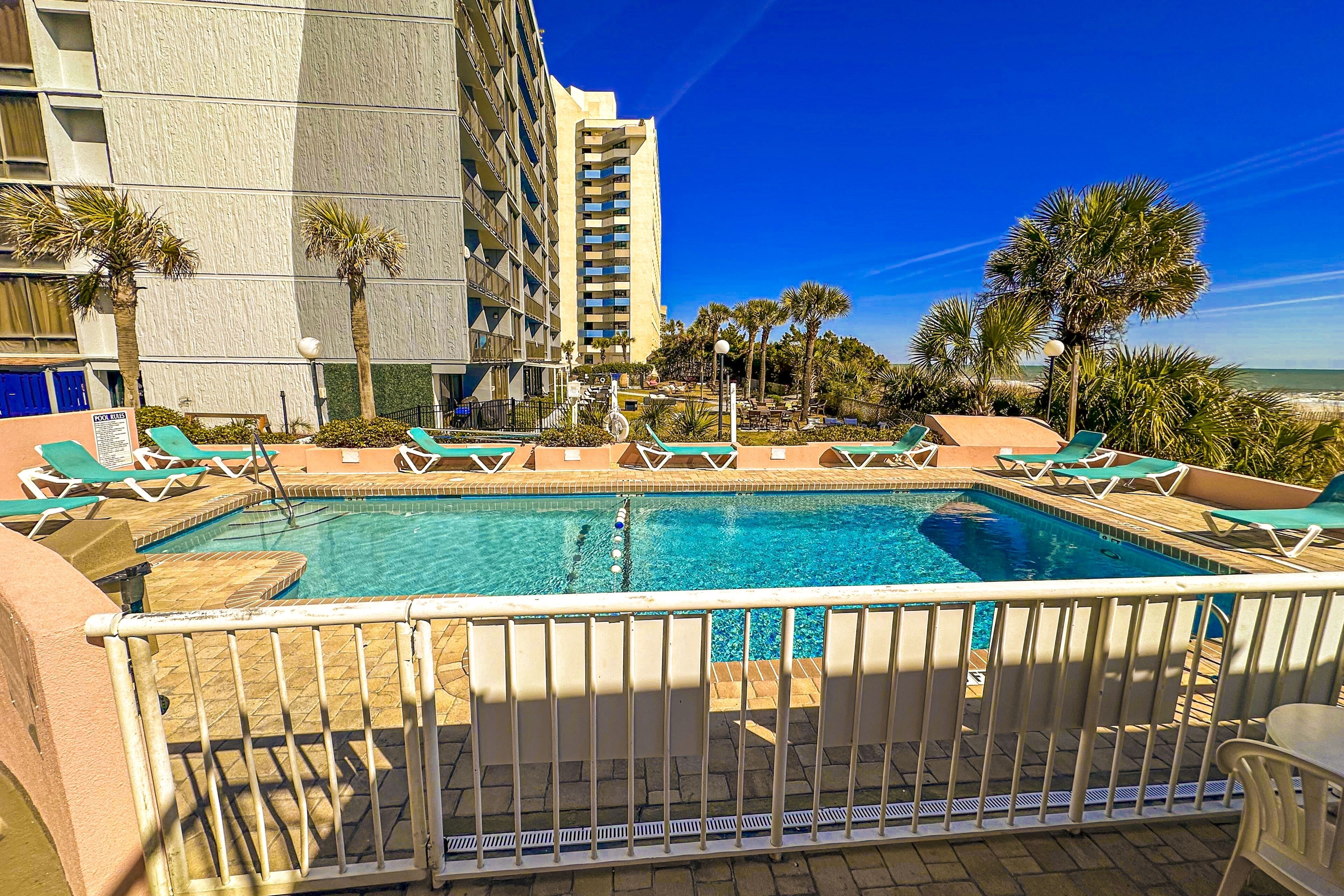 Una piscina climatizada