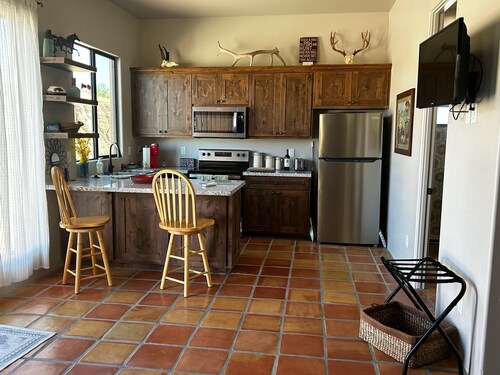 Desperatehills Casita one bedroom full kitchen and corral
