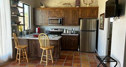 Desperatehills Casita one bedroom full kitchen and corral
