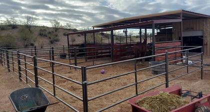 Desperatehills Casita one bedroom full kitchen and corral