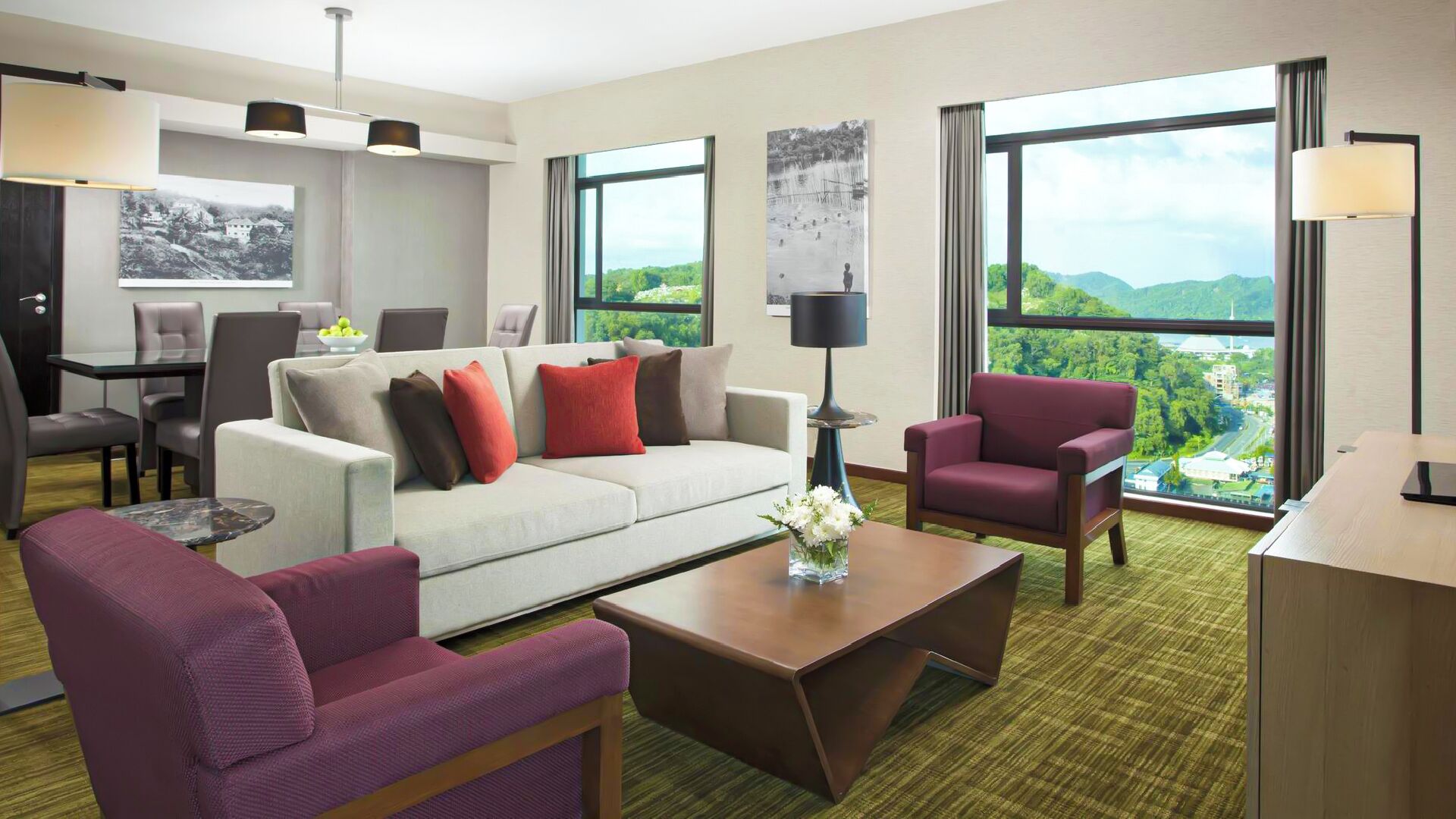 Ormond Suite | Living area | 65-inch flat-screen TV with satellite channels