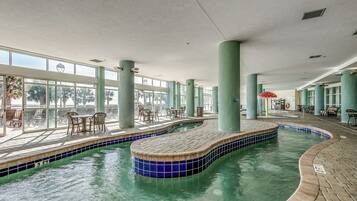 Indoor pool, outdoor pool