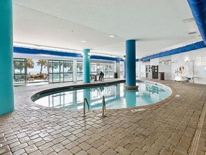 Indoor pool, outdoor pool