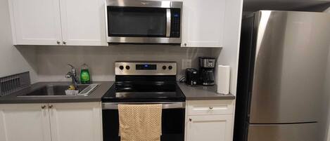 Microwave, oven, stovetop