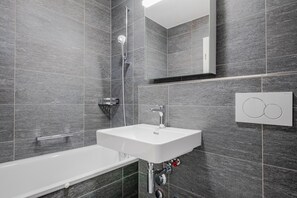 Hair dryer, towels