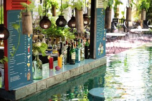 Swim-up bar
