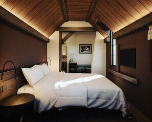 行政双人房 | 迷你吧、客房内保险箱、遮光窗帘、免费 WiFi