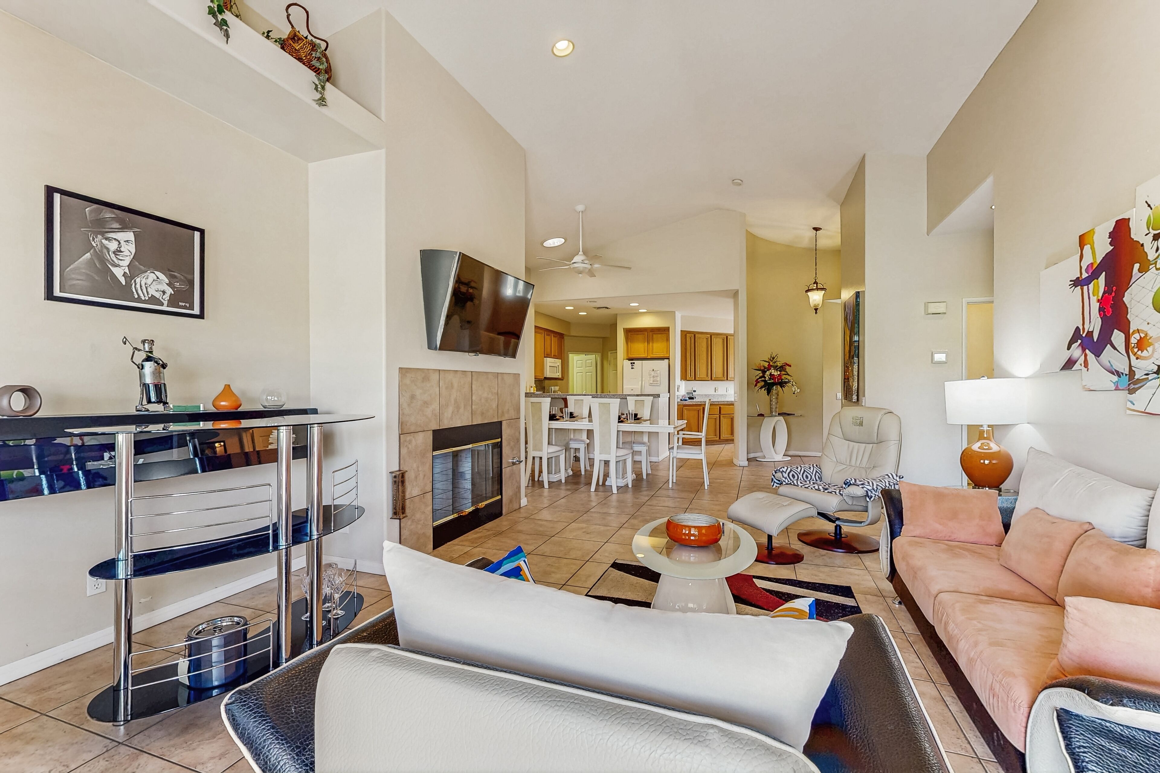 تلفزيون، مدفأة