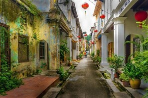 Blick von der Unterkunft