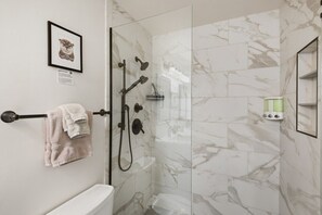 Shower, hair dryer