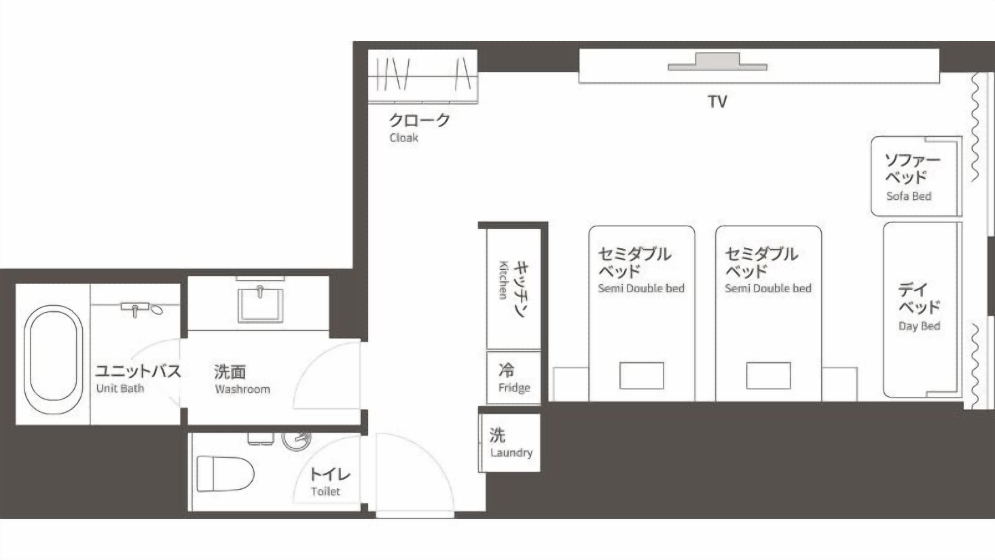 Premier-Zweibettzimmer, Nichtraucher