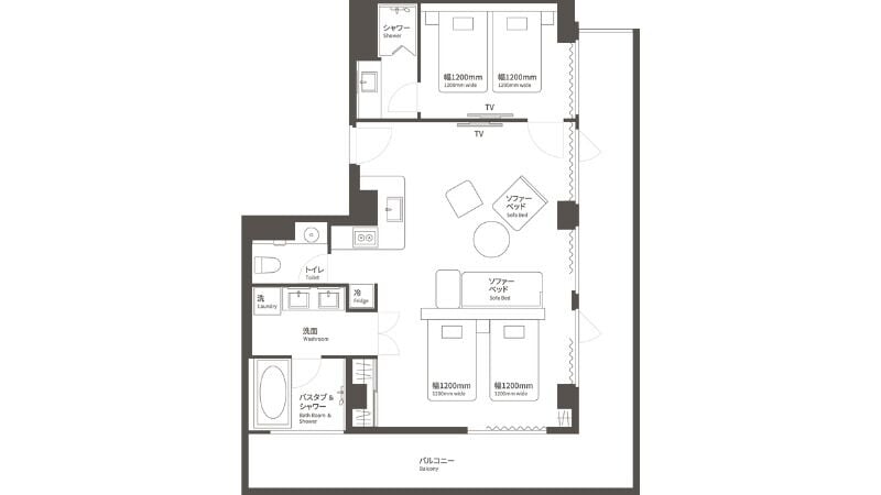 Zimmer, Nichtraucher (EN Suite)