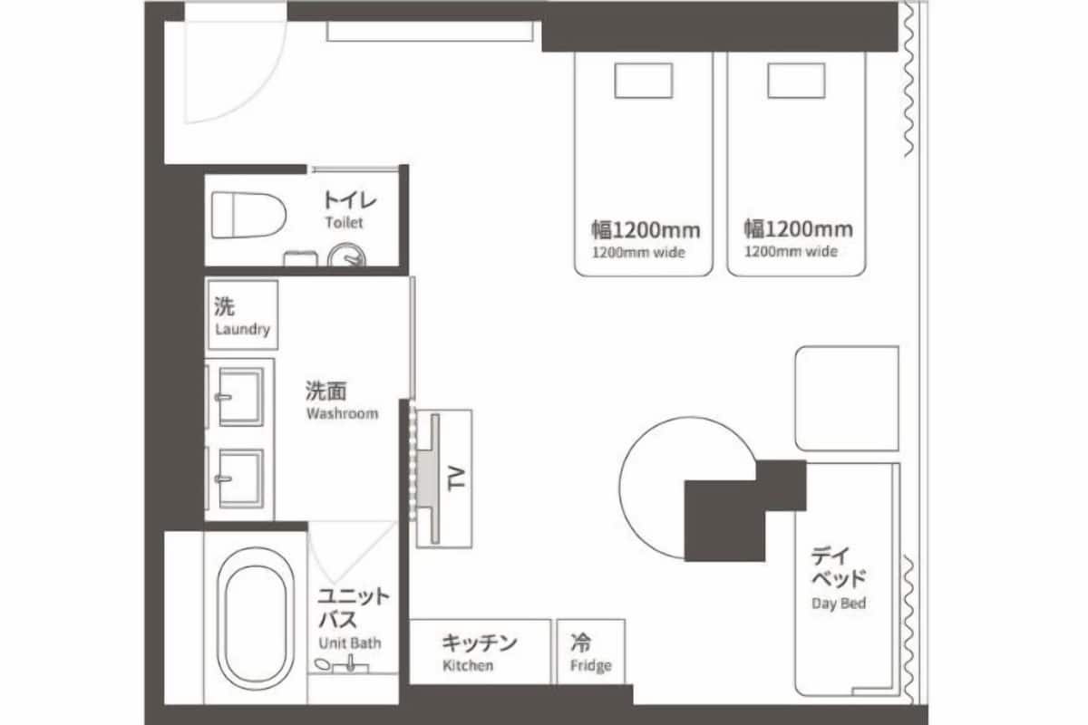 Phòng 2 giường đơn Deluxe, không hút thuốc | Truy cập Internet không dây miễn phí